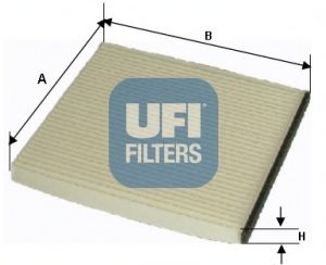53.081.00 UFI Heating / Ventilation Filter, interior air