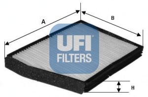 53.099.00 UFI Heating / Ventilation Filter, interior air