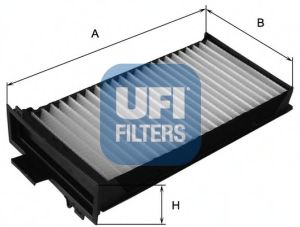 53.104.00 UFI Heating / Ventilation Filter, interior air