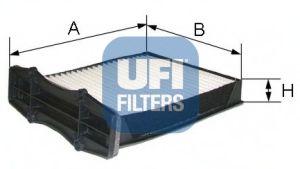 53.105.00 UFI Heating / Ventilation Filter, interior air