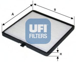 53.116.00 UFI Heating / Ventilation Filter, interior air