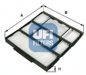 53.117.00 UFI Heating / Ventilation Filter, interior air