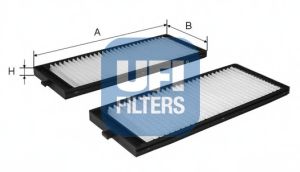 53.119.00 UFI Heating / Ventilation Filter, interior air