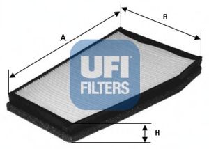 53.133.00 UFI Heating / Ventilation Filter, interior air