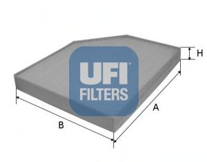 53.153.00 UFI Heating / Ventilation Filter, interior air