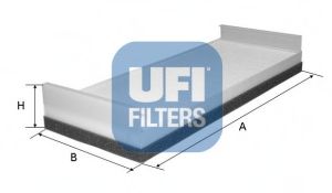 53.165.00 UFI Heating / Ventilation Filter, interior air