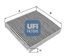 54.100.00 UFI Heating / Ventilation Filter, interior air