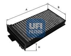 54.125.00 UFI Heating / Ventilation Filter, interior air