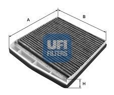 54.126.00 UFI Heating / Ventilation Filter, interior air