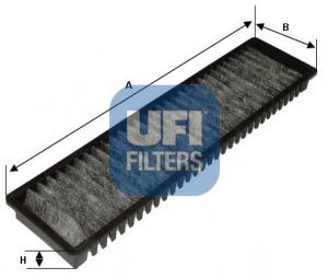 54.137.00 UFI Heating / Ventilation Filter, interior air