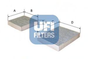 54.164.00 UFI Heating / Ventilation Filter, interior air