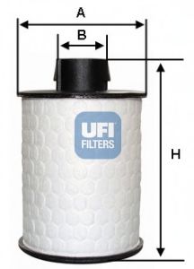 60.H2O.00 UFI Fuel Supply System Fuel filter