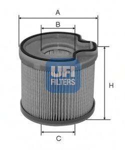 26.691.00 UFI Fuel Supply System Fuel filter