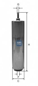 31.852.00 UFI Fuel Supply System Fuel filter