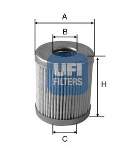 46.008.00 UFI Fuel Supply System Fuel filter