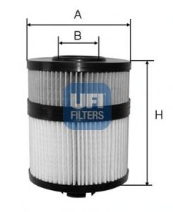 25.108.00 UFI Lubrication Oil Filter