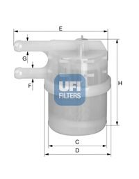 31.020.00 UFI Fuel filter