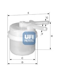 31.024.00 UFI Fuel Supply System Fuel filter