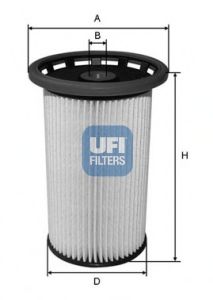 26.025.00 UFI Fuel Supply System Fuel filter