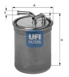 24.016.00 UFI Fuel Supply System Fuel filter