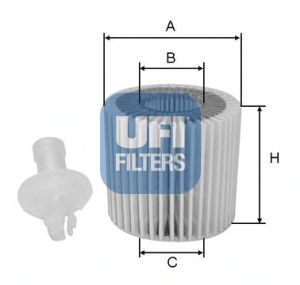 25.116.00 UFI Lubrication Oil Filter