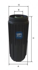 65.087.00 UFI Lubrication Oil Filter