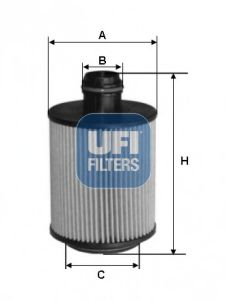 25.088.00 UFI Lubrication Oil Filter