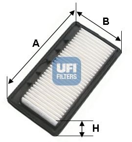 30.496.00 UFI Air Supply Air Filter