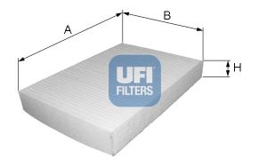 53.135.00 UFI Heizung/Lüftung Filter, Innenraumluft