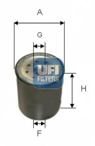 24.461.00 UFI Fuel Supply System Fuel filter
