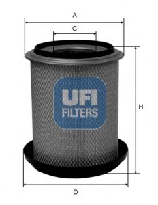 27.638.00 UFI Air Supply Air Filter