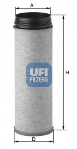 27.646.00 UFI Air Supply Secondary Air Filter