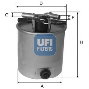 55.392.00 UFI Fuel filter