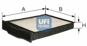 54.201.00 UFI Heating / Ventilation Filter, interior air