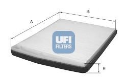53.205.00 UFI Heating / Ventilation Filter, interior air
