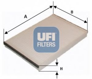53.206.00 UFI Heizung/Lüftung Filter, Innenraumluft