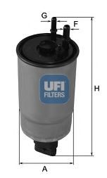 24.110.00 UFI Fuel Supply System Fuel filter