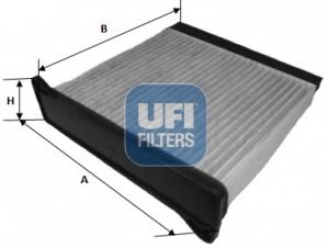 54.220.00 UFI Heating / Ventilation Filter, interior air