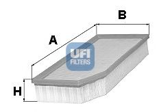 30.356.00 UFI Air Supply Air Filter