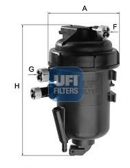55.163.00 UFI Fuel Supply System Fuel filter