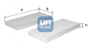 53.080.00 UFI Heating / Ventilation Filter, interior air
