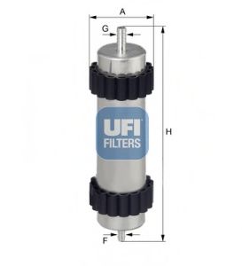 31.946.00 UFI Fuel Supply System Fuel filter