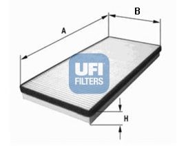 53.221.00 UFI Heating / Ventilation Filter, interior air