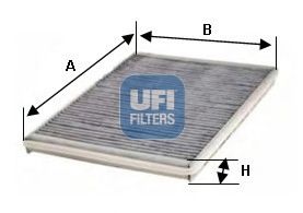 54.225.00 UFI Heating / Ventilation Filter, interior air