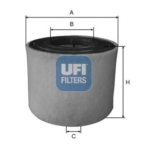 27.A54.00 UFI Air Supply Air Filter