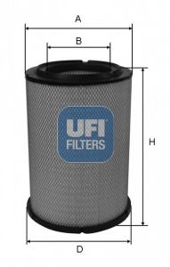 27.A02.00 UFI Air Supply Air Filter
