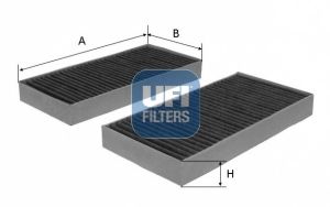 54.231.00 UFI Heating / Ventilation Filter, interior air