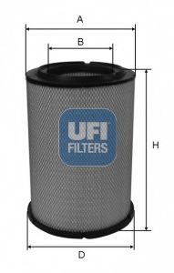 27.608.00 UFI Air Supply Air Filter