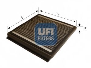54.235.00 UFI Heating / Ventilation Filter, interior air