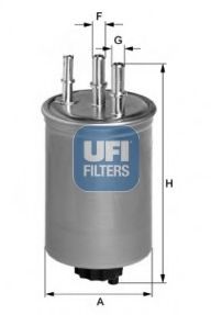 24.131.00 UFI Fuel Supply System Fuel filter